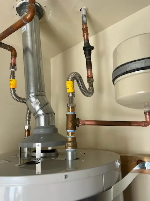 Water heater installation and plumbing repair in Moudy Hill