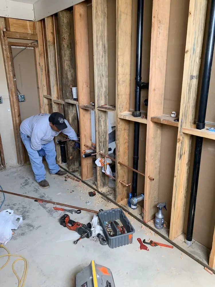 Commercial rough-in plumbing for Gas Line Repair in Moudy Hill